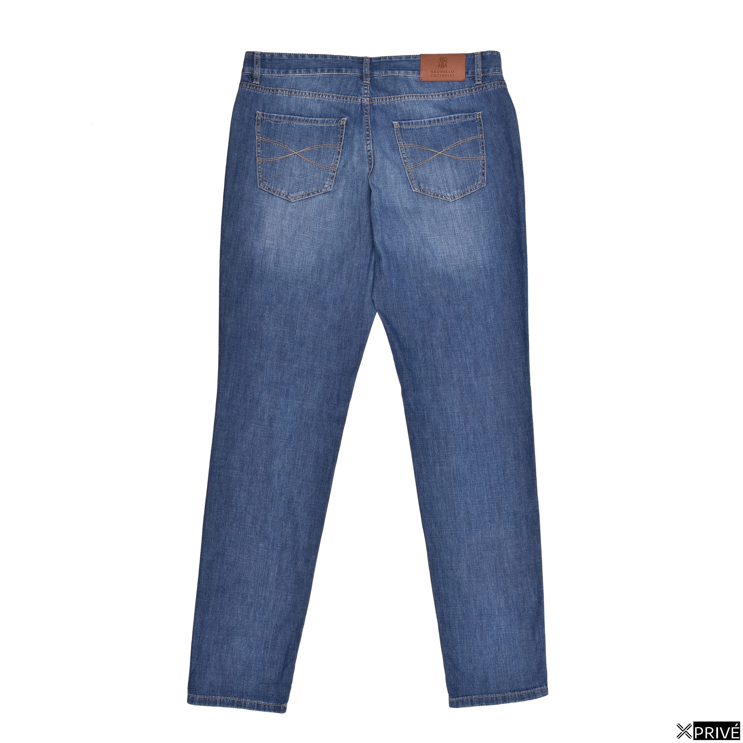 Jeans bleu en Coton — 2