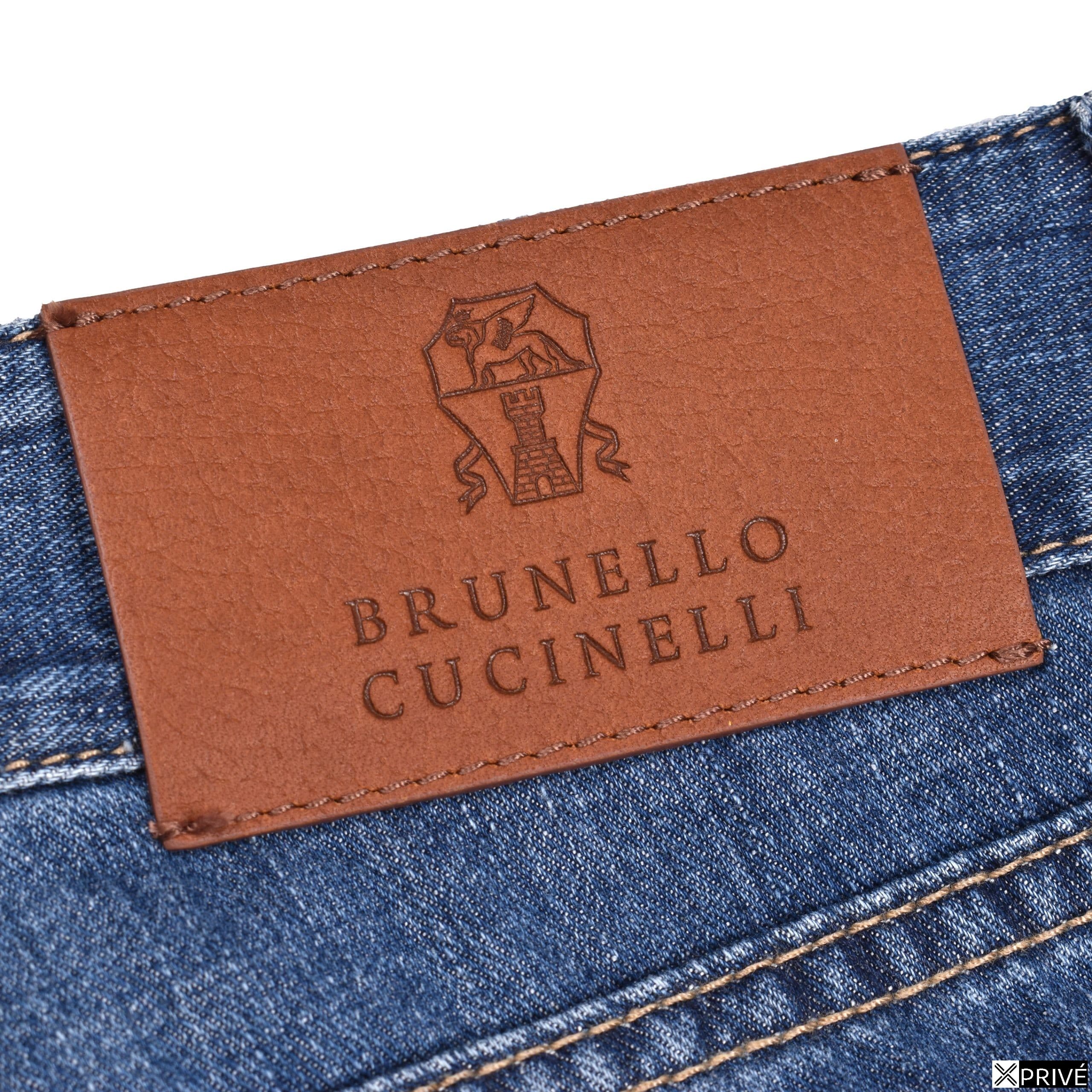 Jeans bleu en Coton — 5