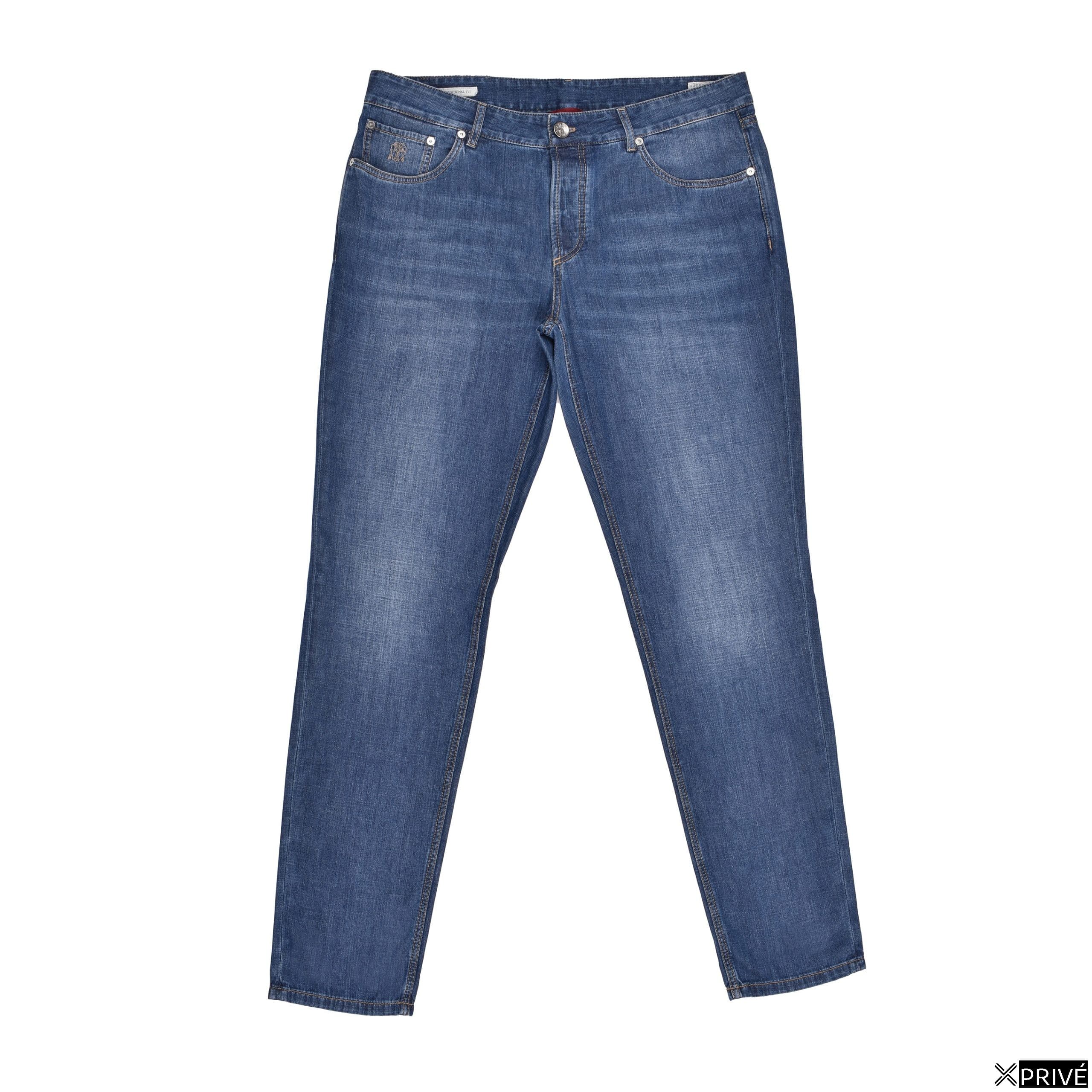 Jeans bleu en Coton — 1