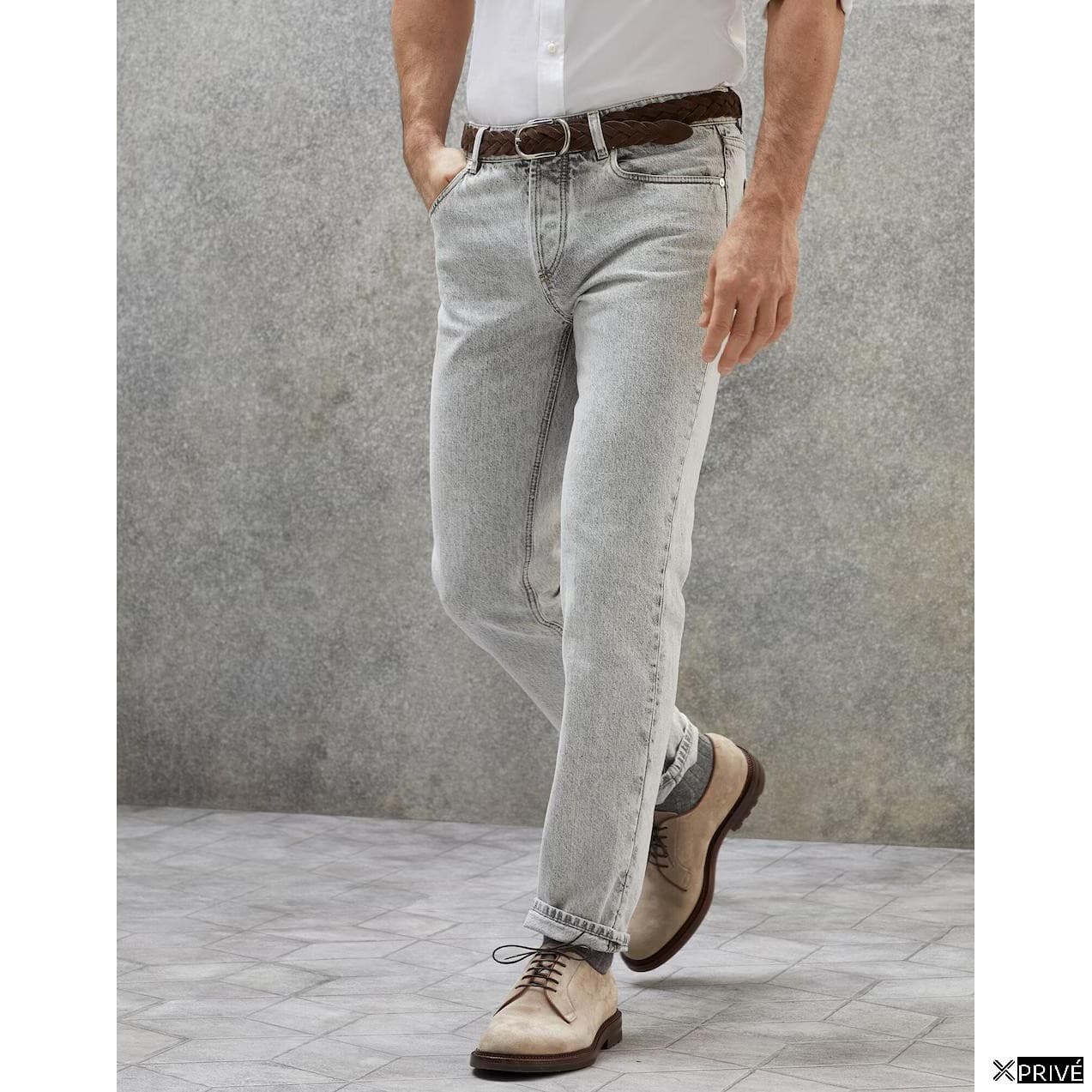 Jeans noir en Coton — 1