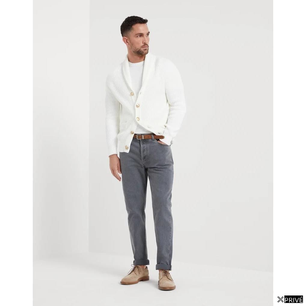 Jeans bleu clair en Coton — 1