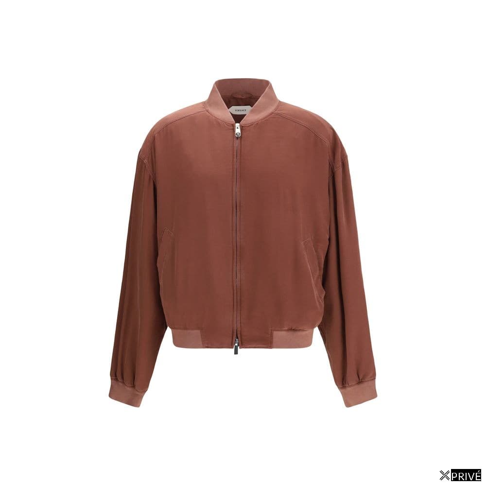 Veste bordeaux en Soie — 1
