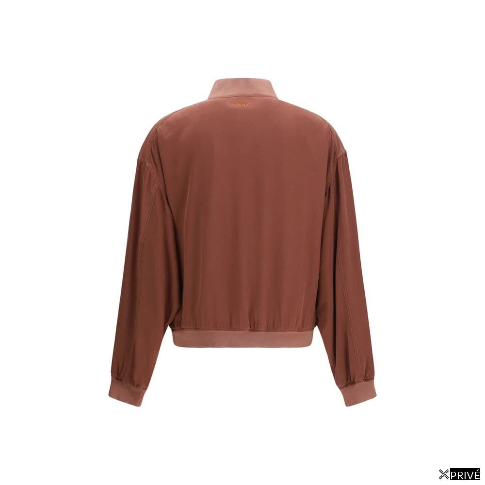Veste bordeaux en Soie — 2