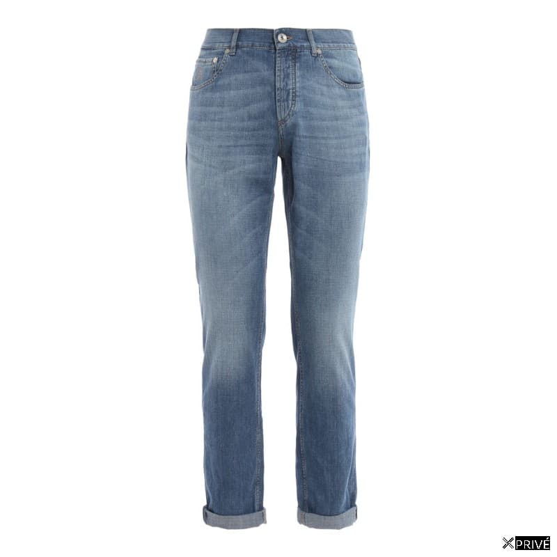 Jeans bleu en Coton — 1