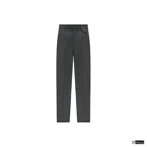 Gray Wool Casual Pants — 1