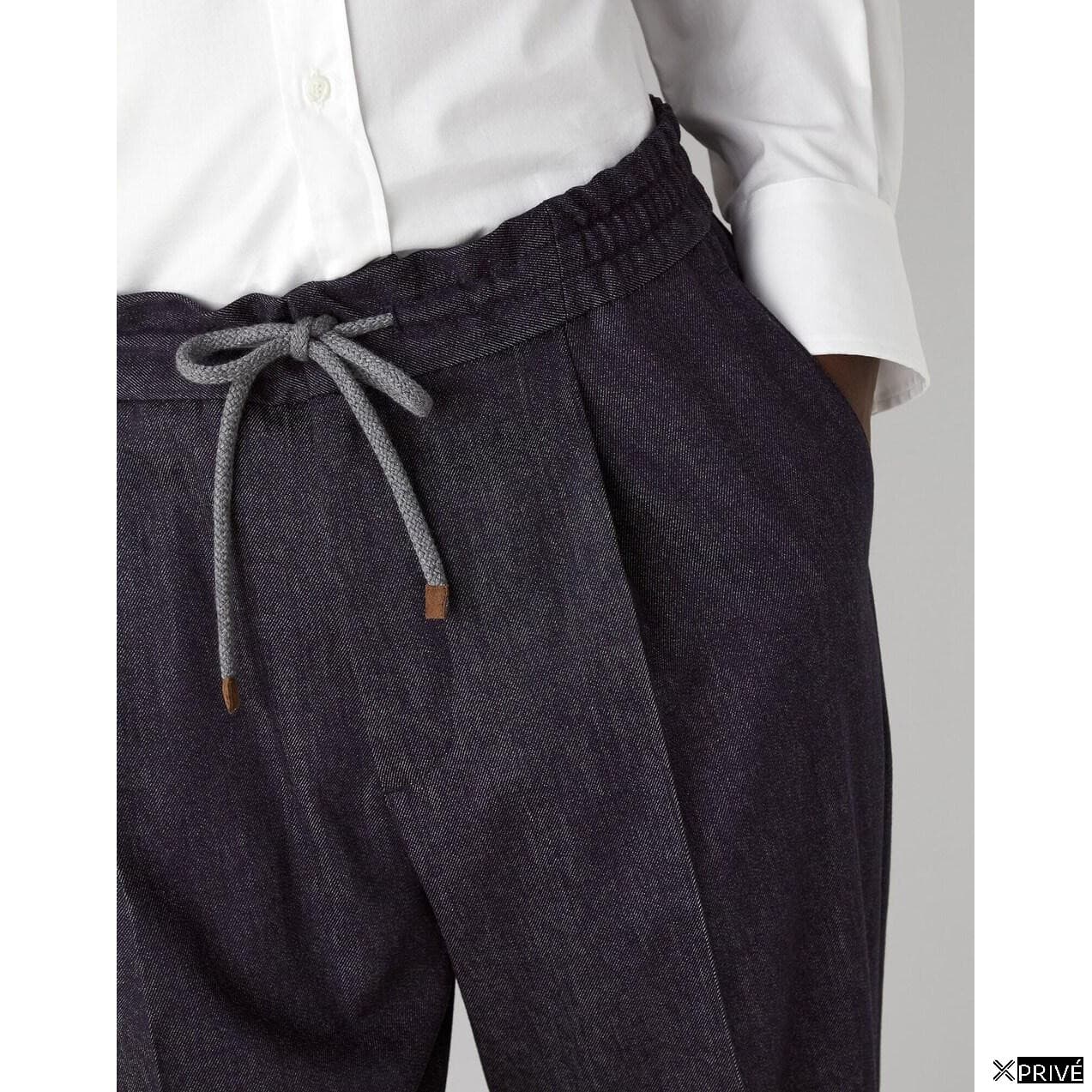 Blue Wool Pants — 3