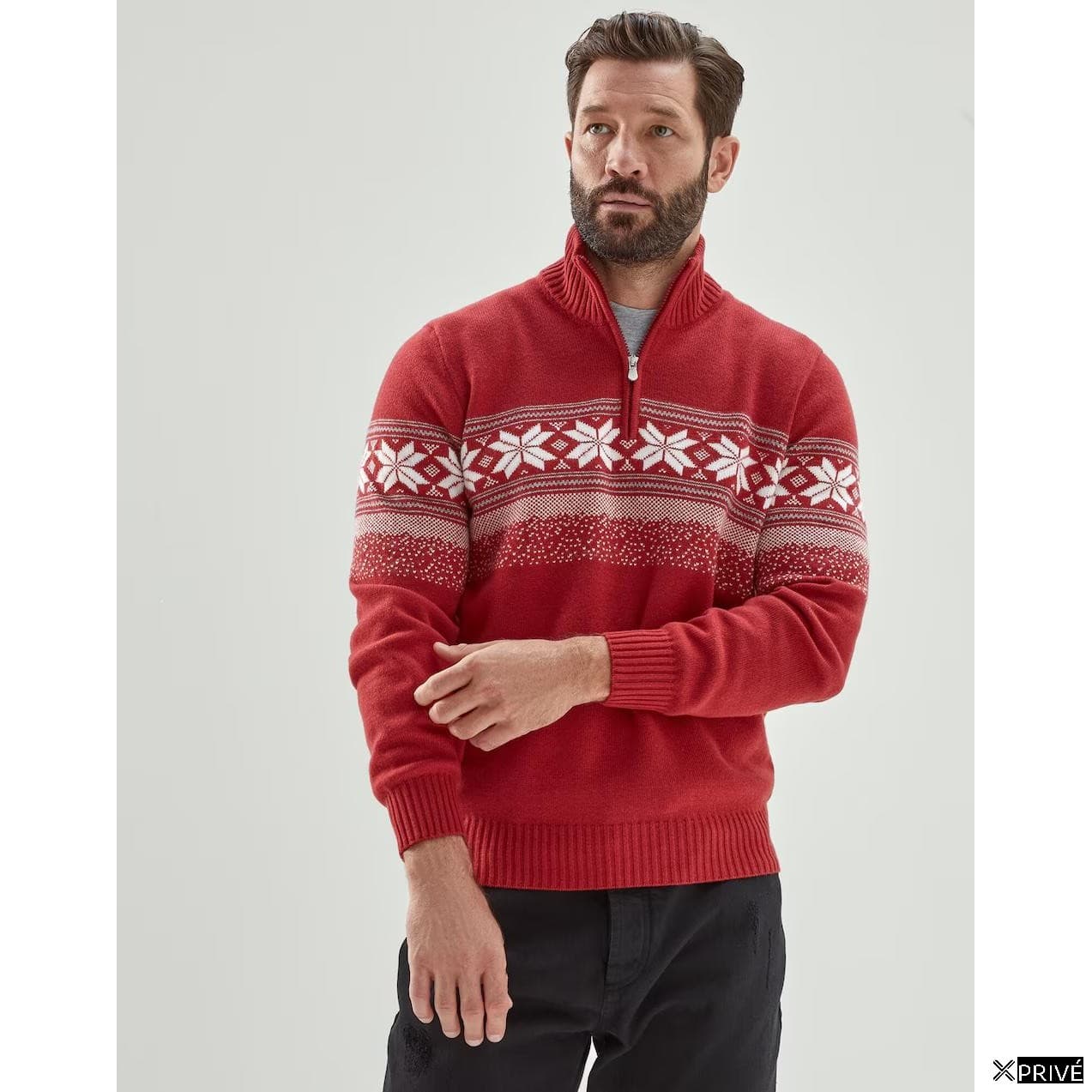 Red Cashmere Sweater — 1