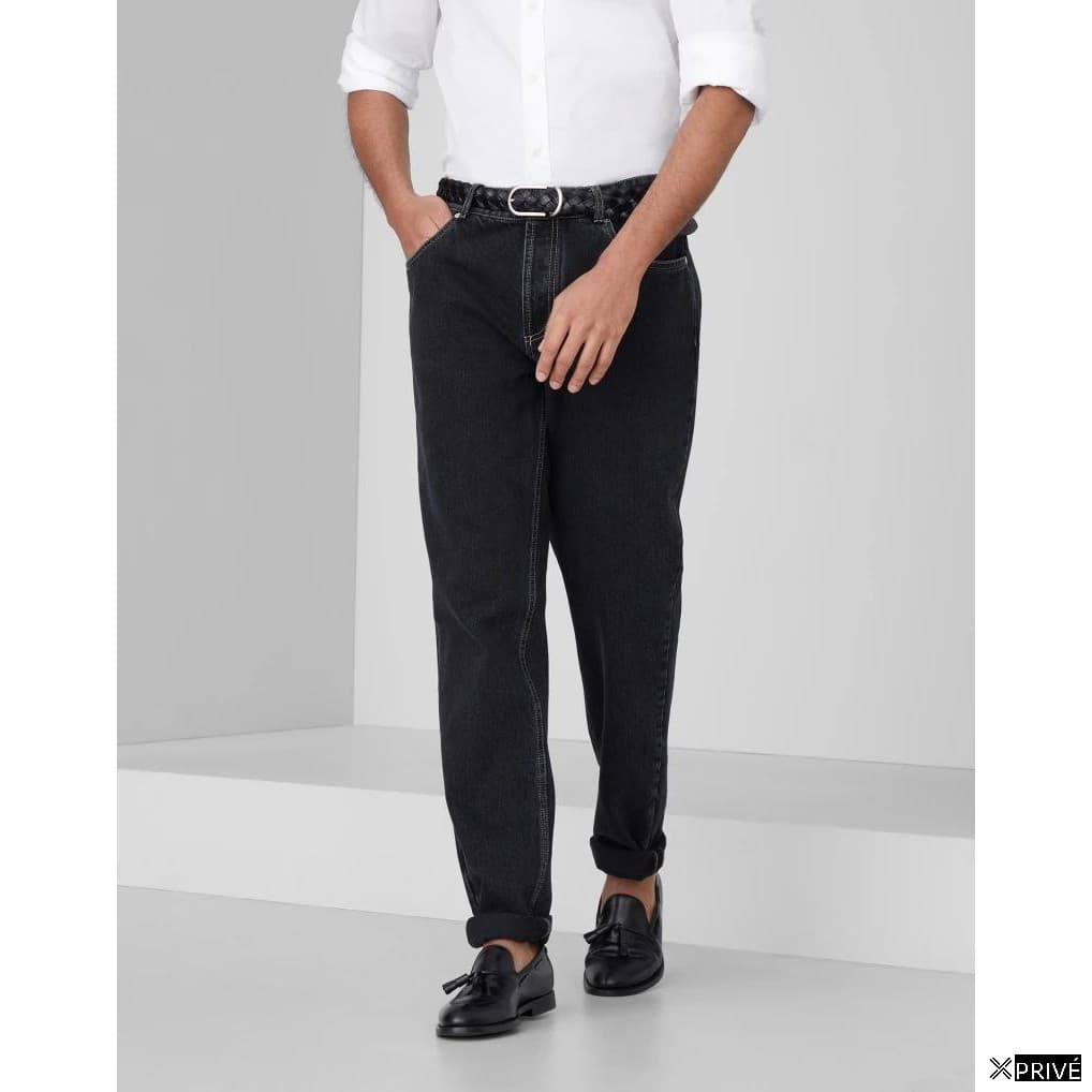 Jeans bleu en Coton — 4
