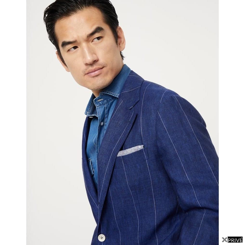 Blue Linen Blazer — 2