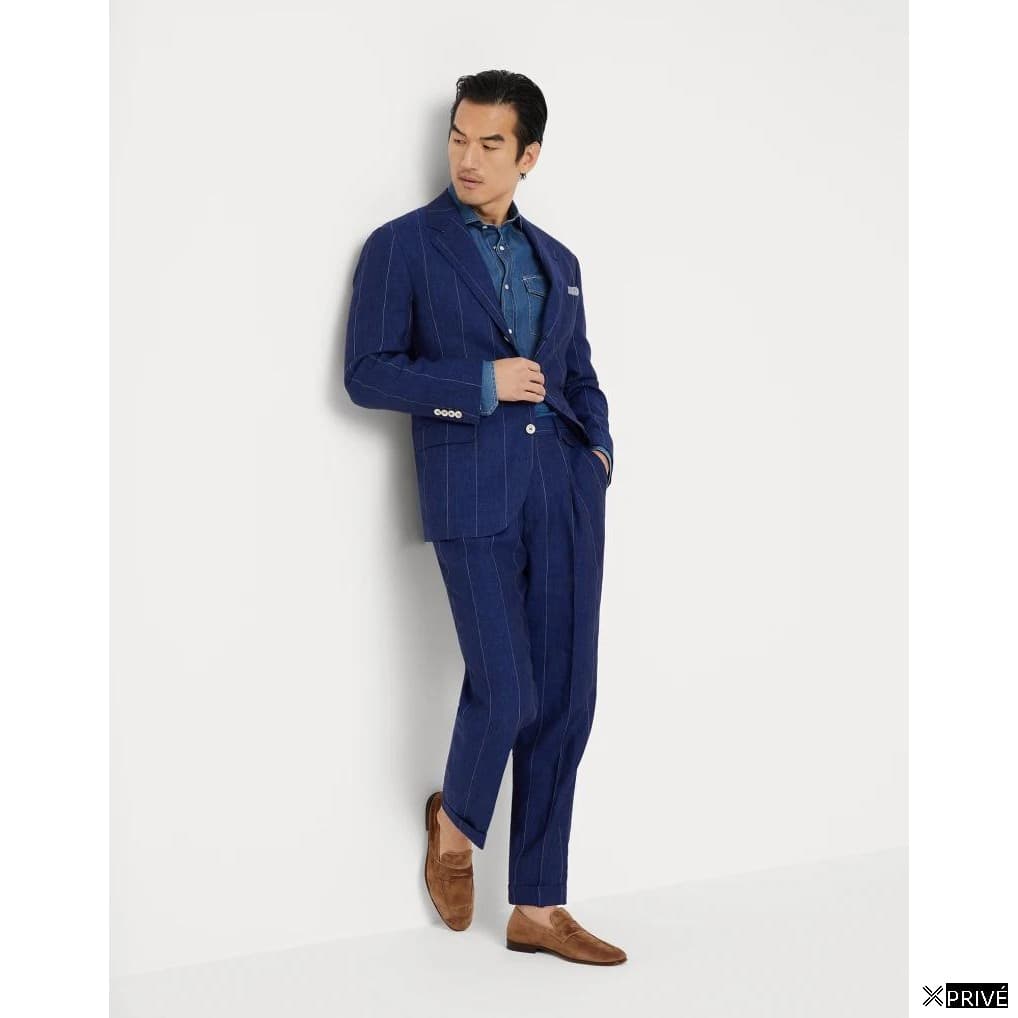 Blue Linen Blazer — 3