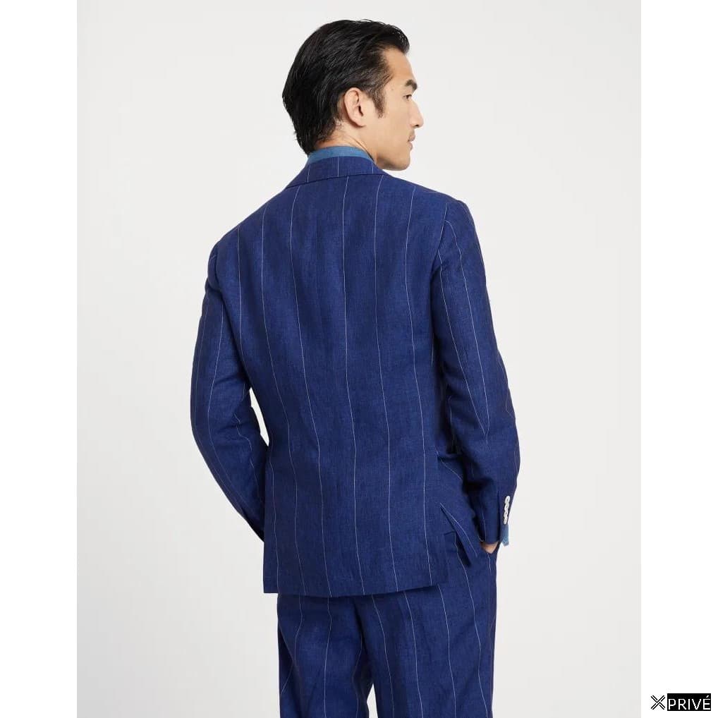 Blue Linen Blazer — 4