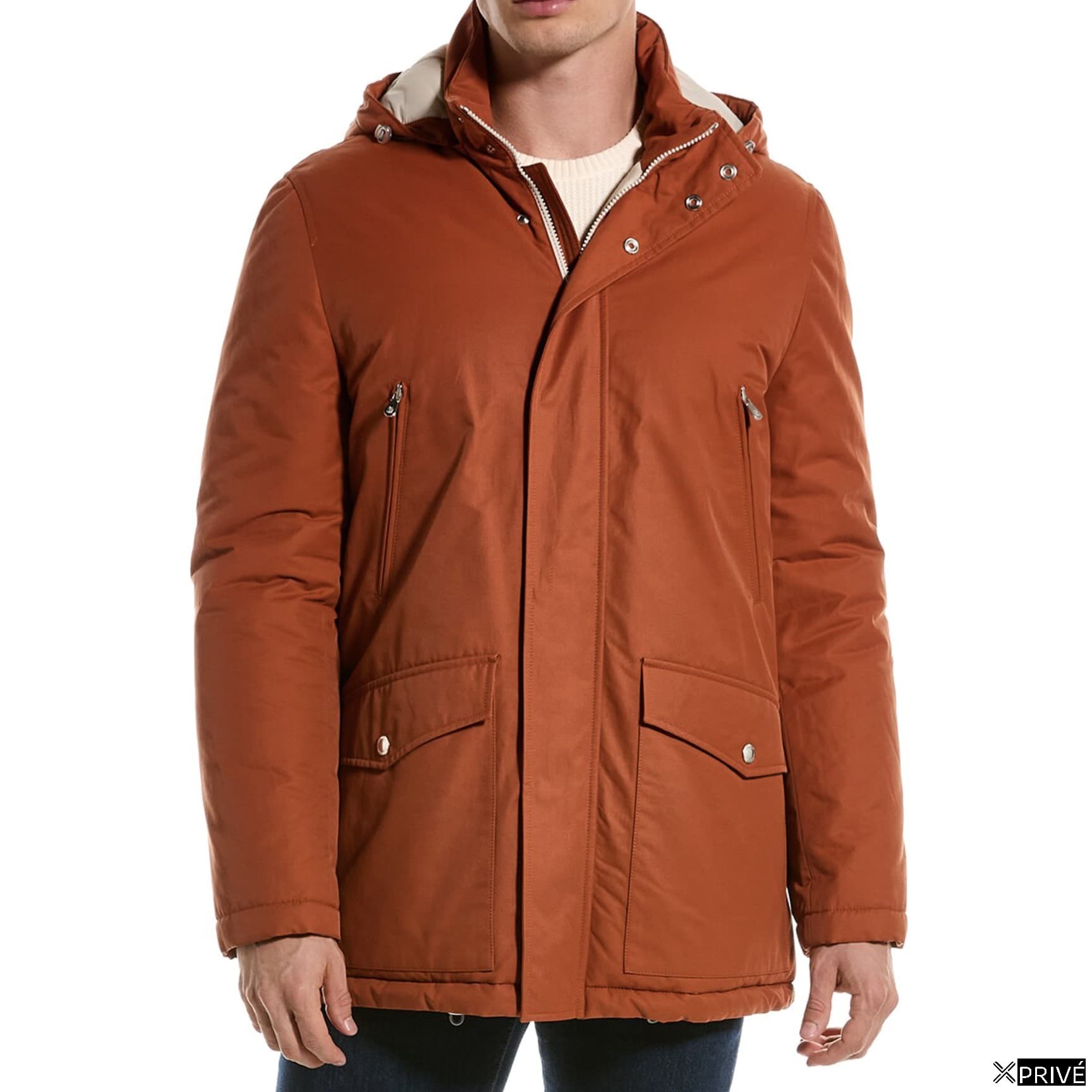 Bicolor Cotton Parka — 4