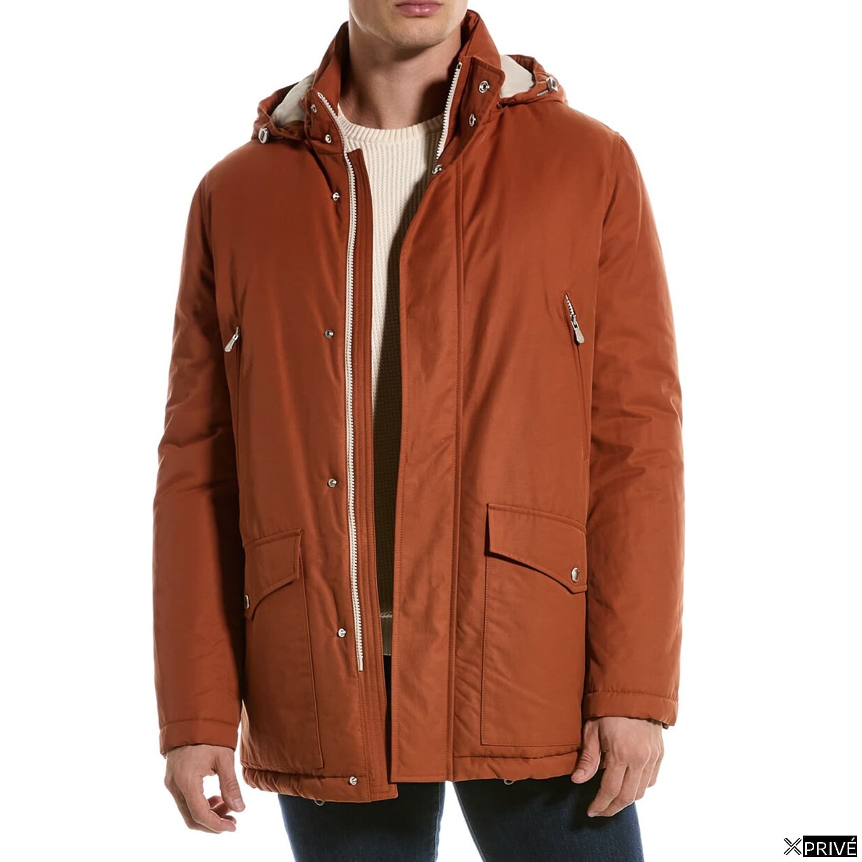 Bicolor Cotton Parka — 5