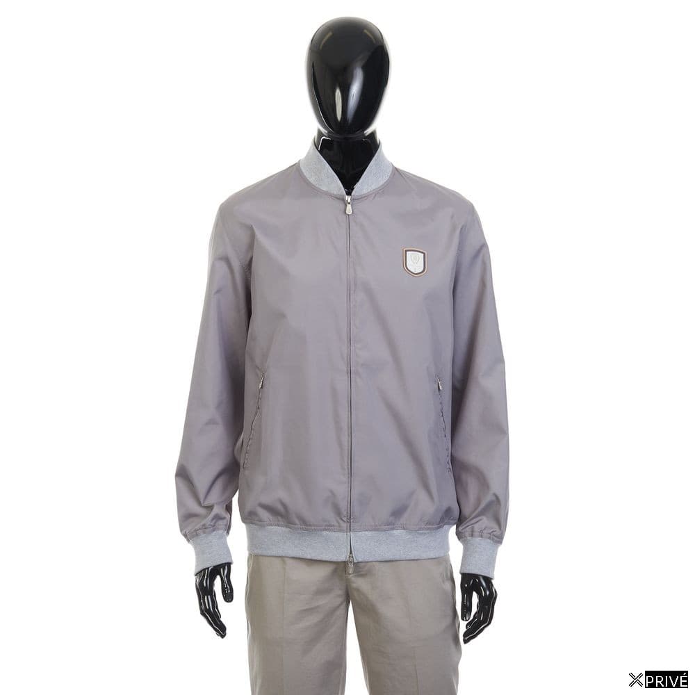 Gray Polyester Sweatshirt — 1