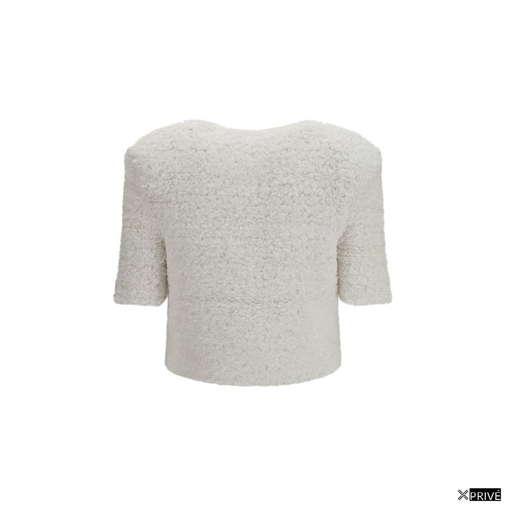 Pull blanc en Polyamide — 2