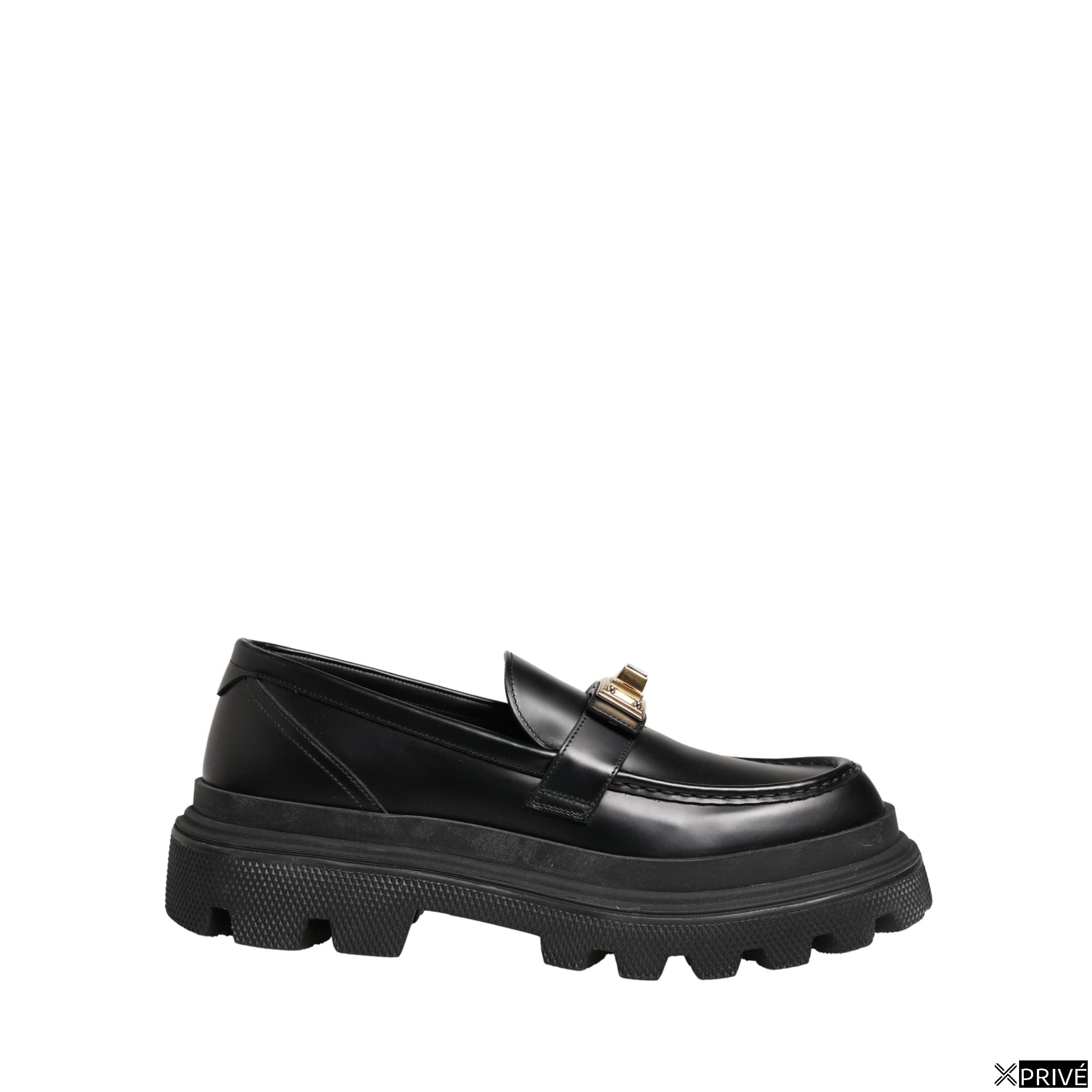 Mocassin noir en Cuir — 1