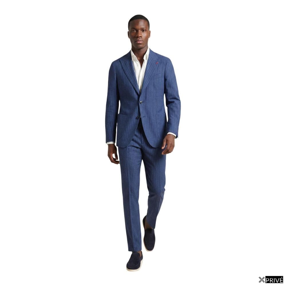 Blazer bleu en Polyester — 1