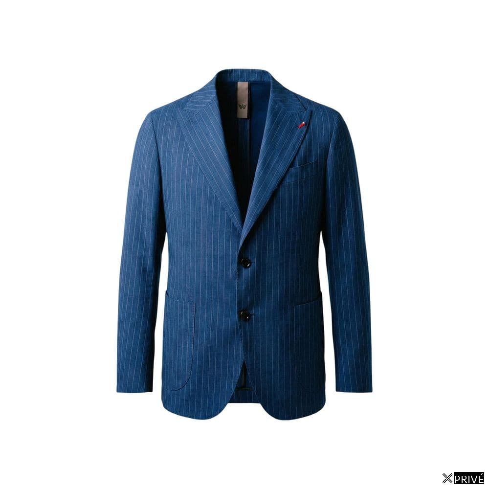 Blazer bleu en Polyester — 3