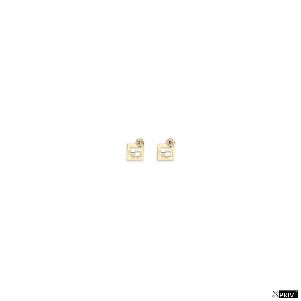 Boucle d’oreille blanche en Laiton — 2