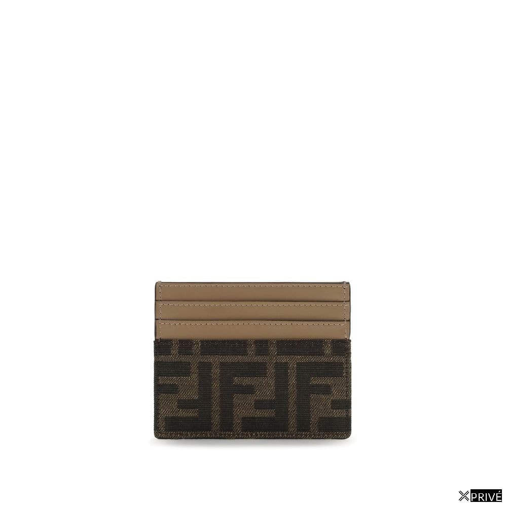 Portefeuille brun en Polyester — 1