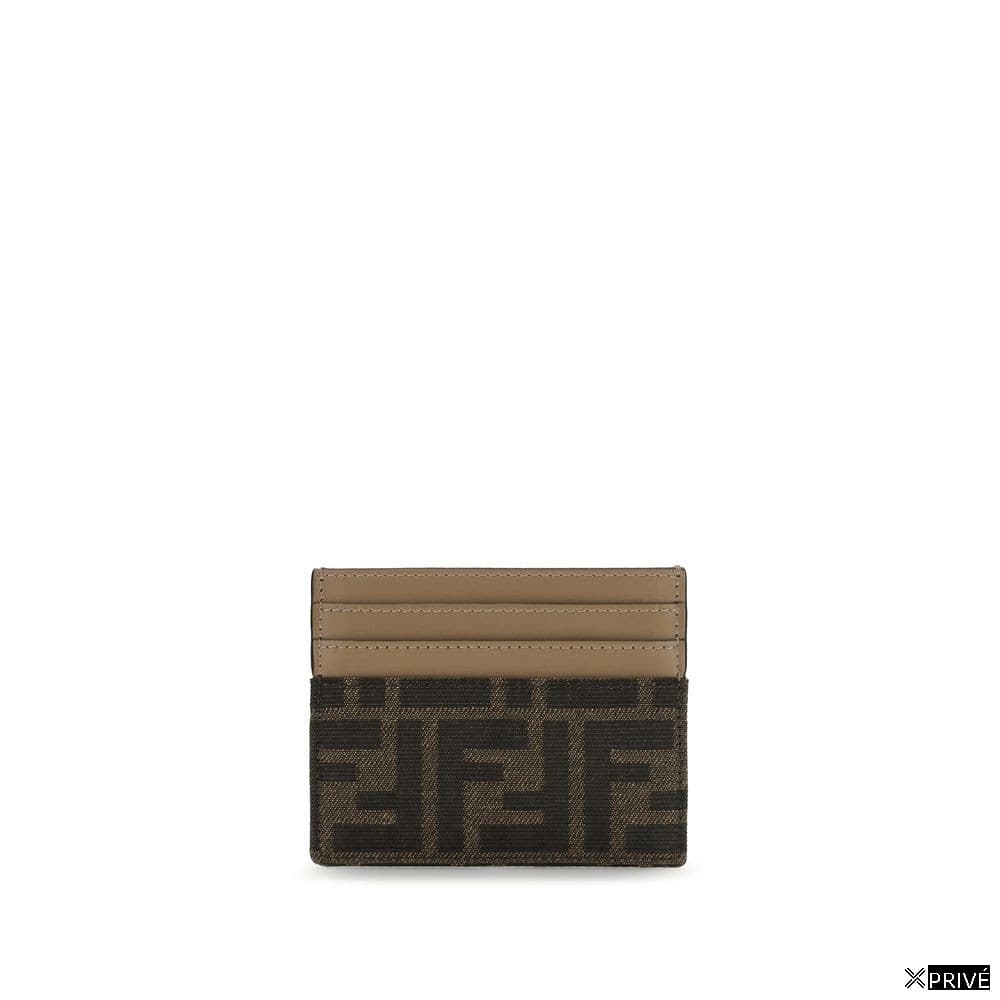 Portefeuille brun en Polyester — 2