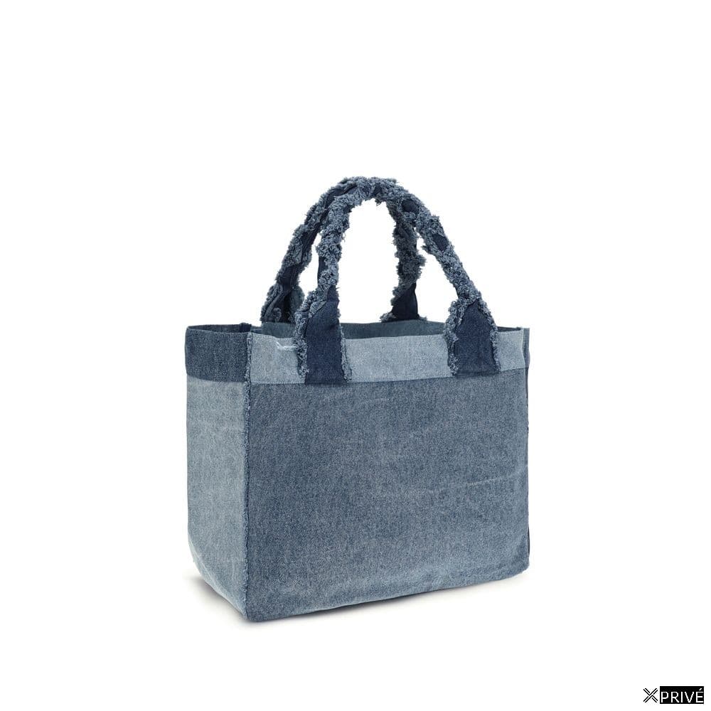 Sac bandoulière bleu en Coton — 3