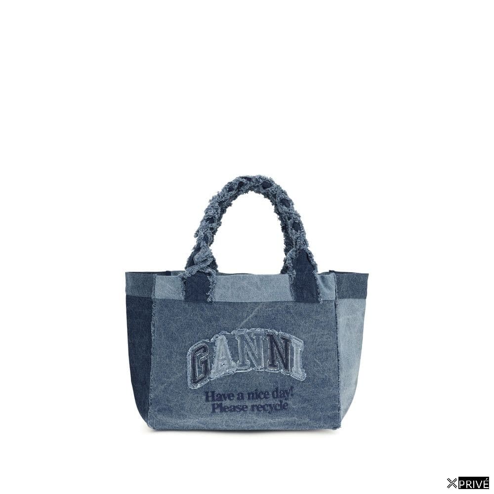 Sac bandoulière bleu en Coton — 1