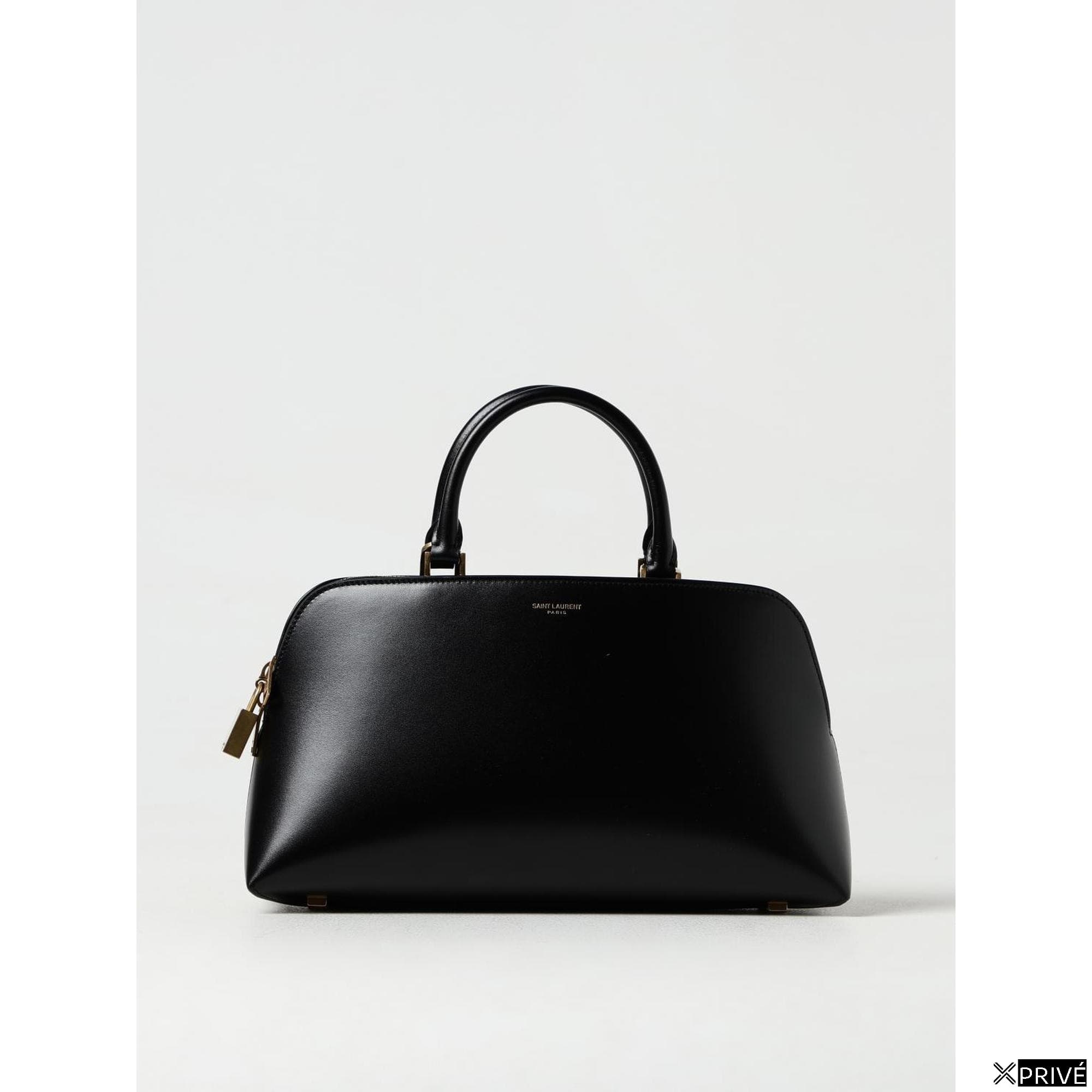 Black Leather Handbag — 1