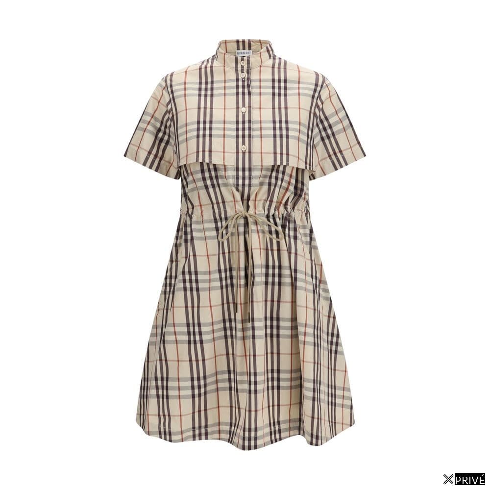 Robe beige en Coton — 1