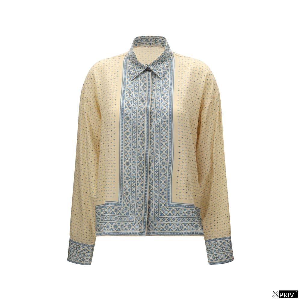 Chemise beige en Soie — 1