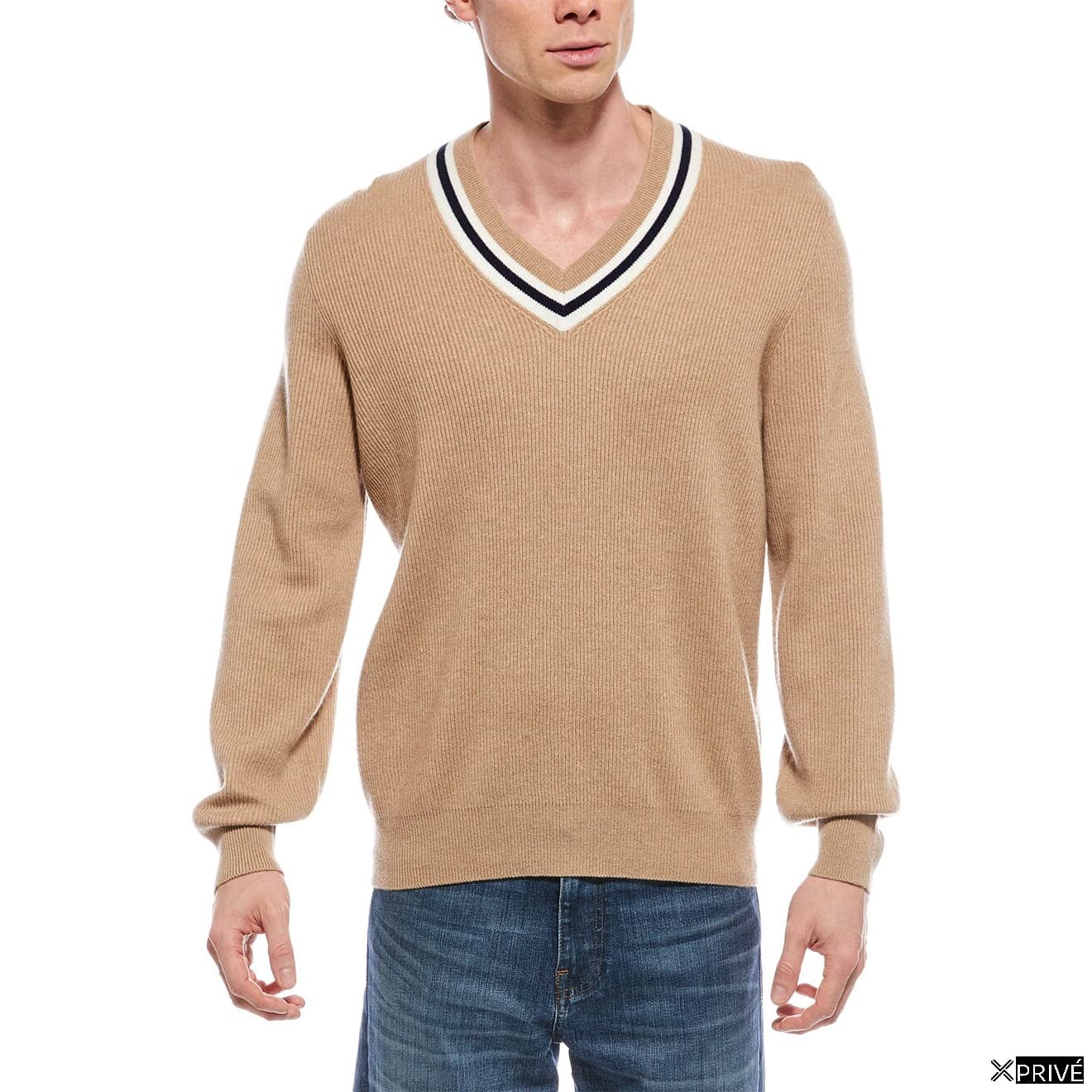 Pull brun en Cachemire — 1