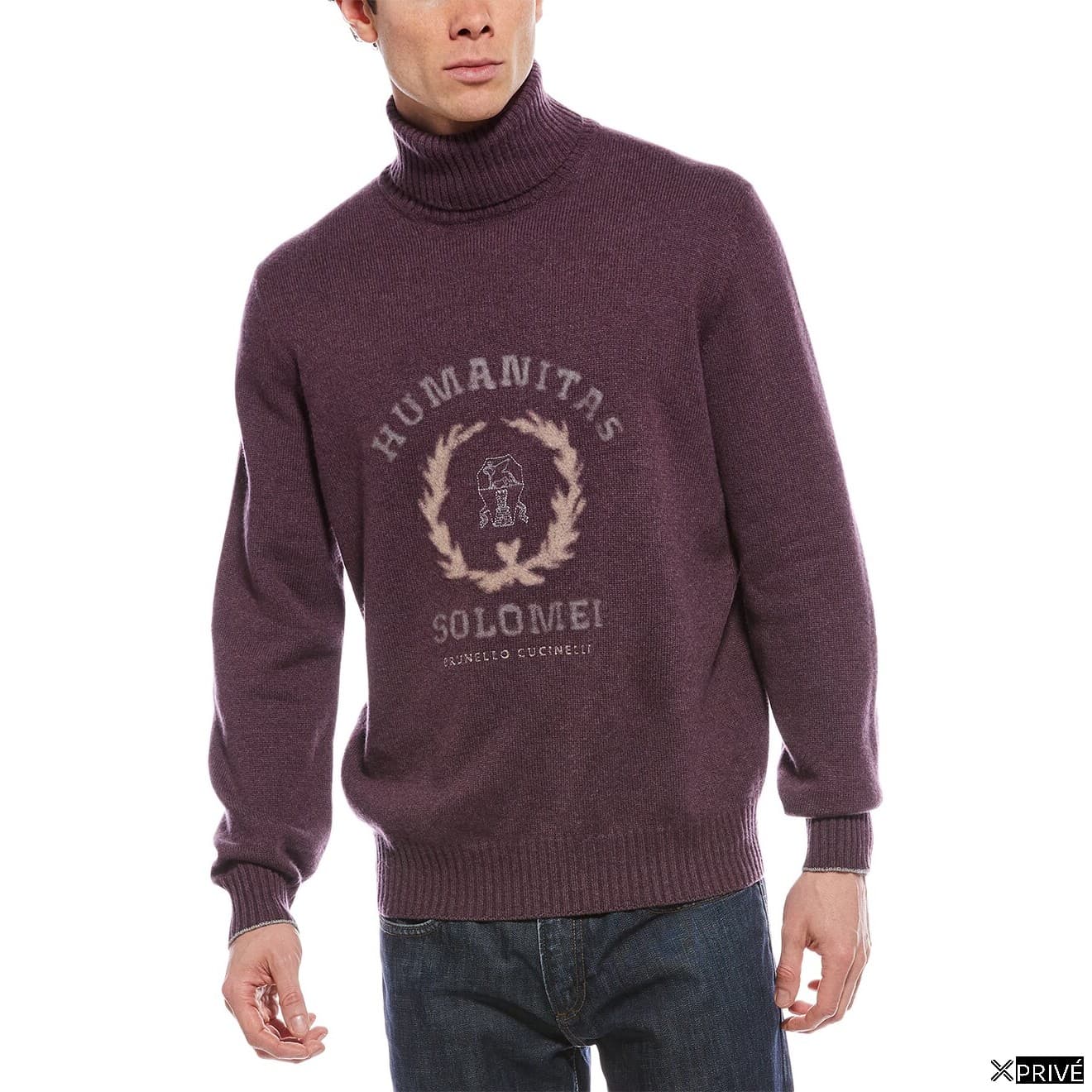 Pull brun en Cachemire — 1