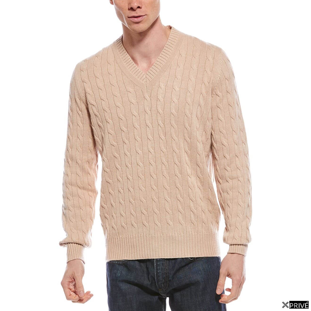 Brown Cashmere Sweatshirt — 1