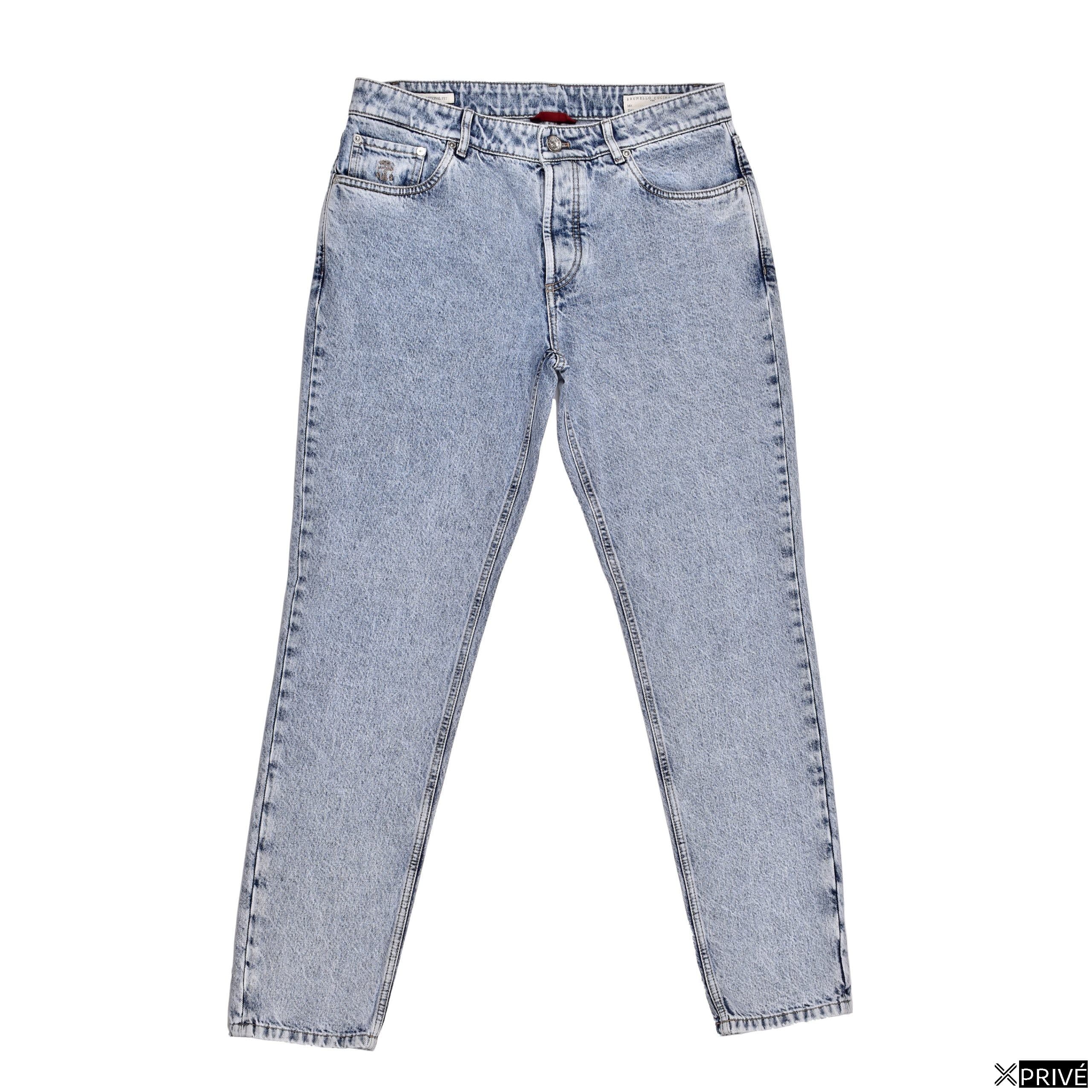Jeans bleu en Coton — 1