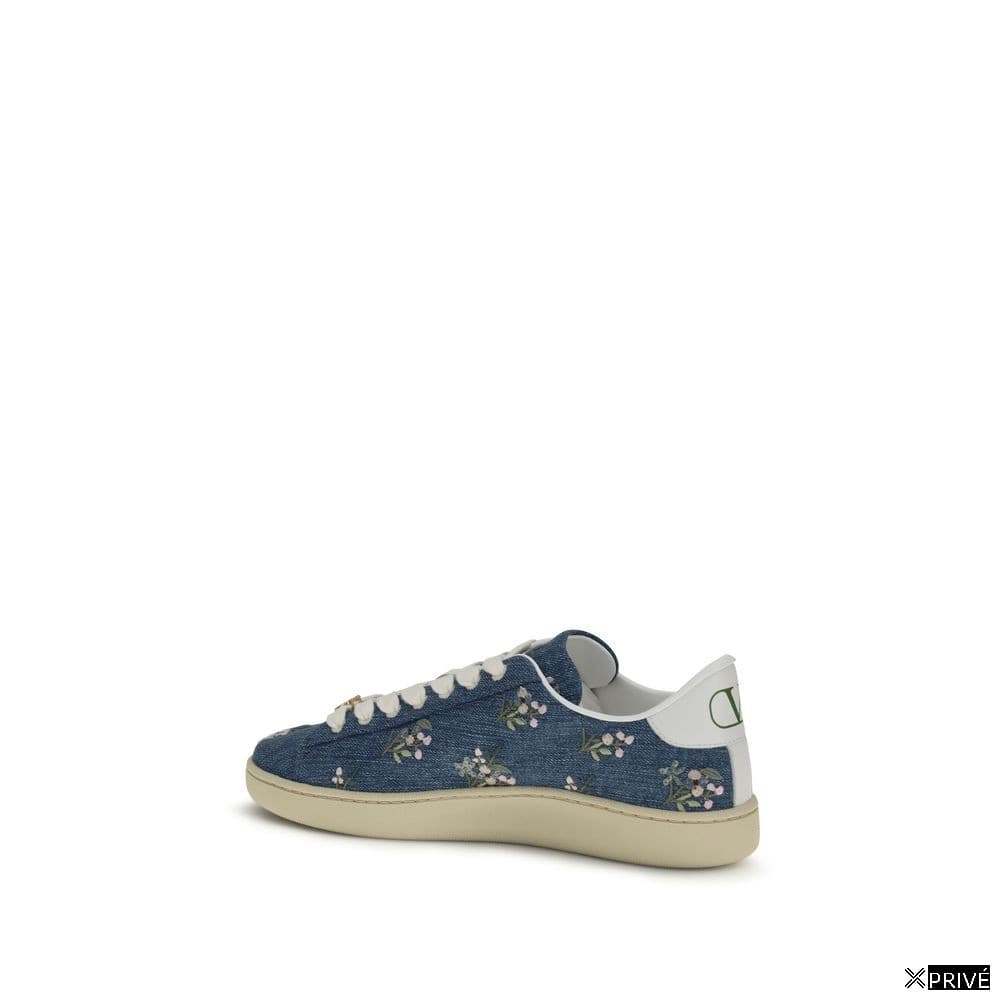 Chaussures de sport bleues en Tissu — 3