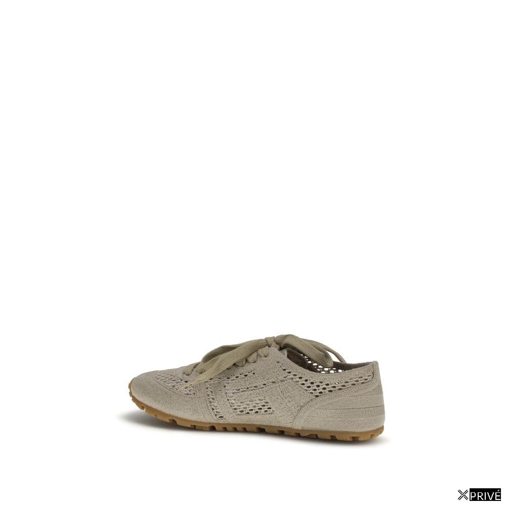 Chaussures de sport beiges en Coton — 3
