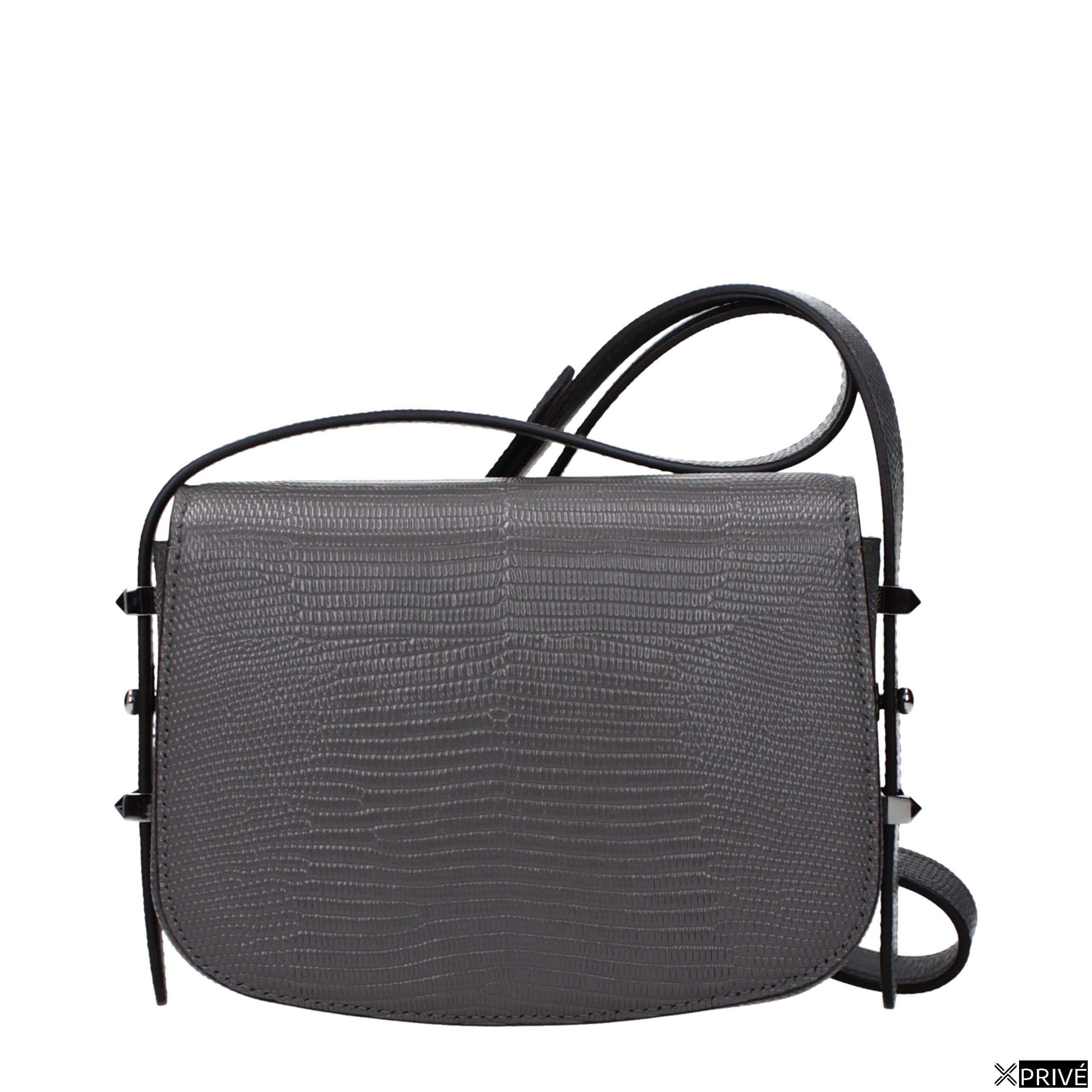 Sac bandoulière gris en Cuir — 3