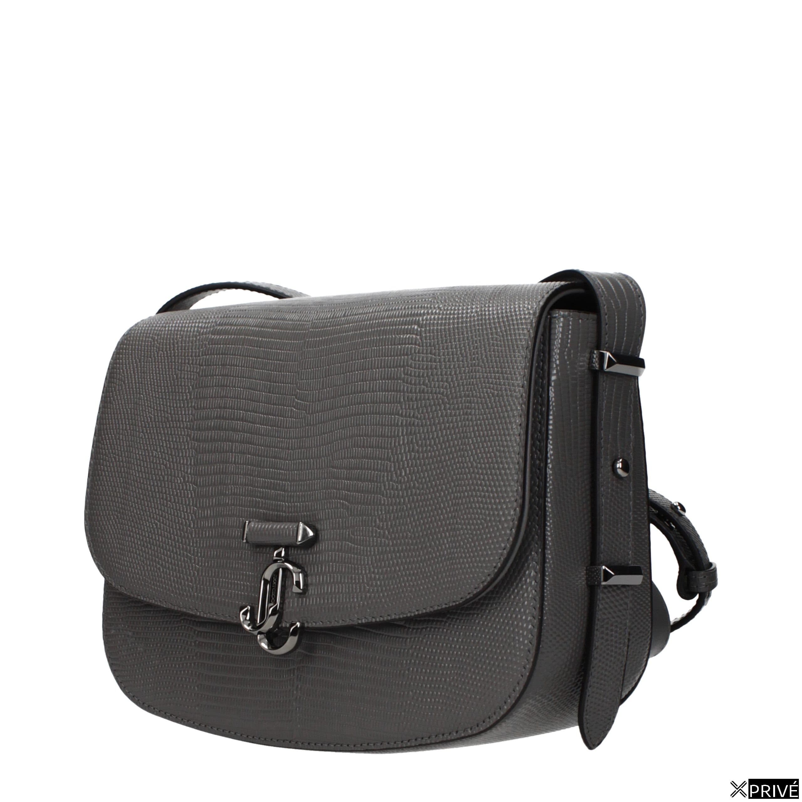 Sac porté croisé gris en Cuir — 2