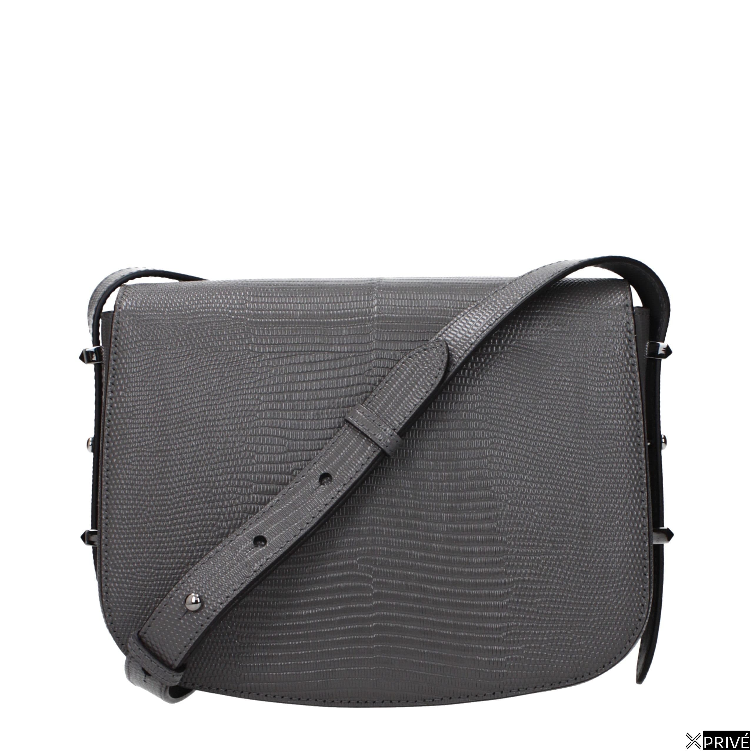 Sac porté croisé gris en Cuir — 3