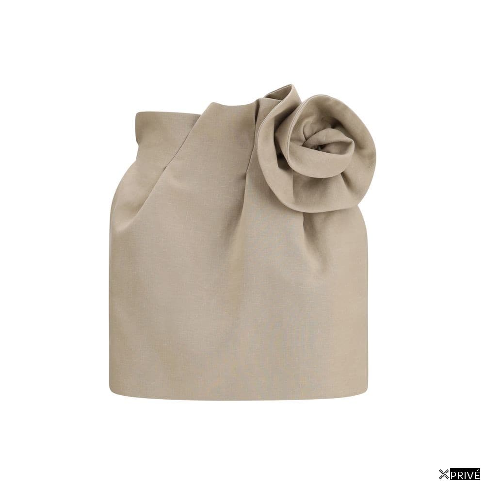 Jupe beige en Lin — 1