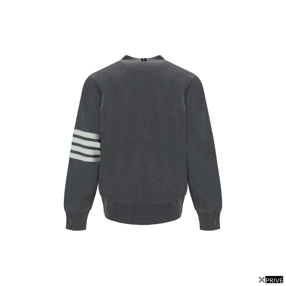 Gray Cotton Cardigan — 2