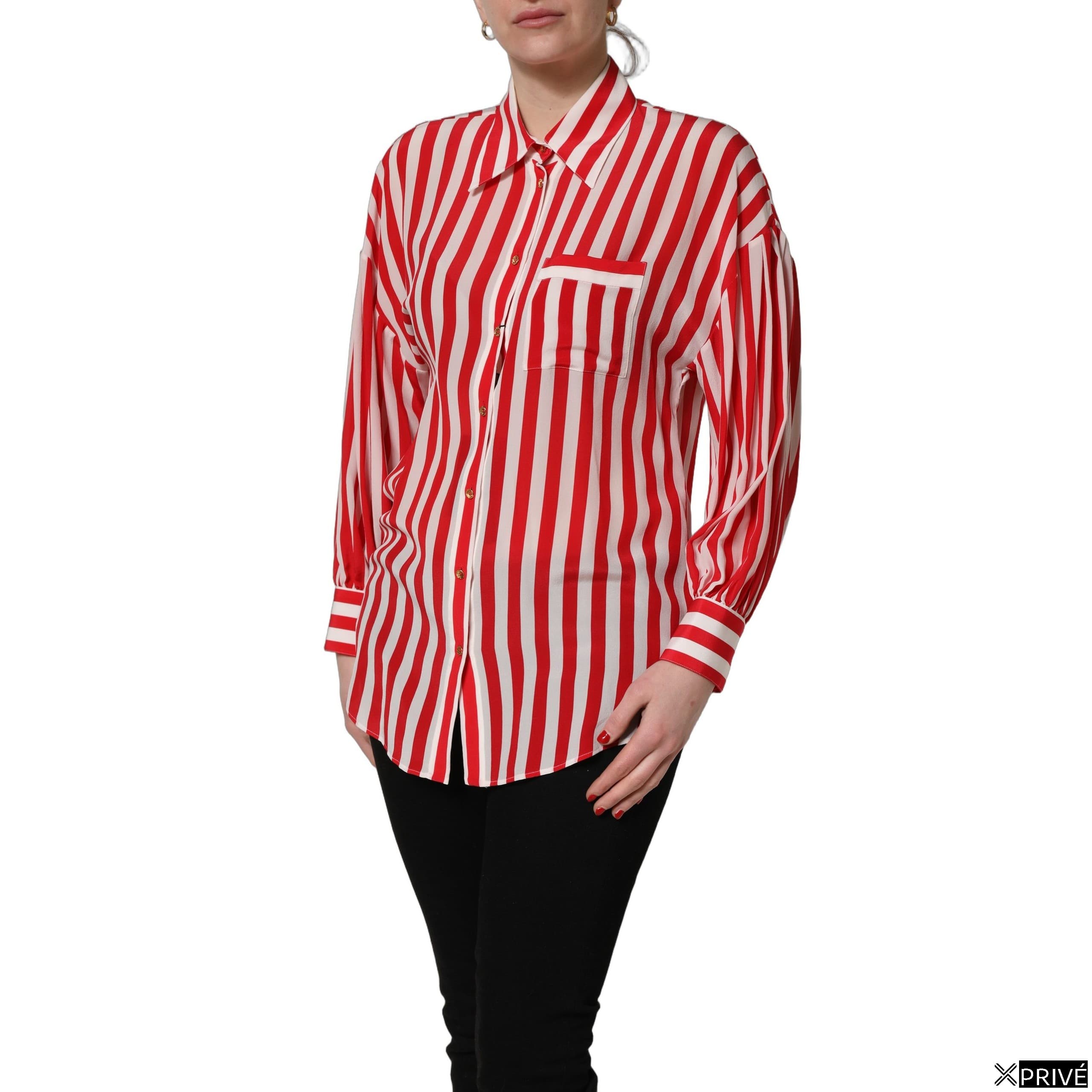 Top blanc et rouge — 3