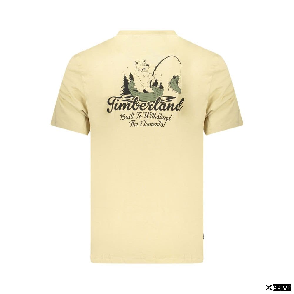 T-shirt beige en Coton — 2