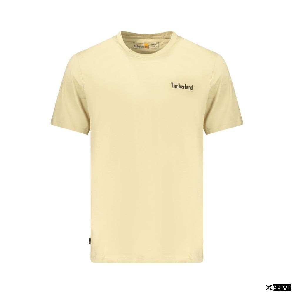 T-shirt beige en Coton