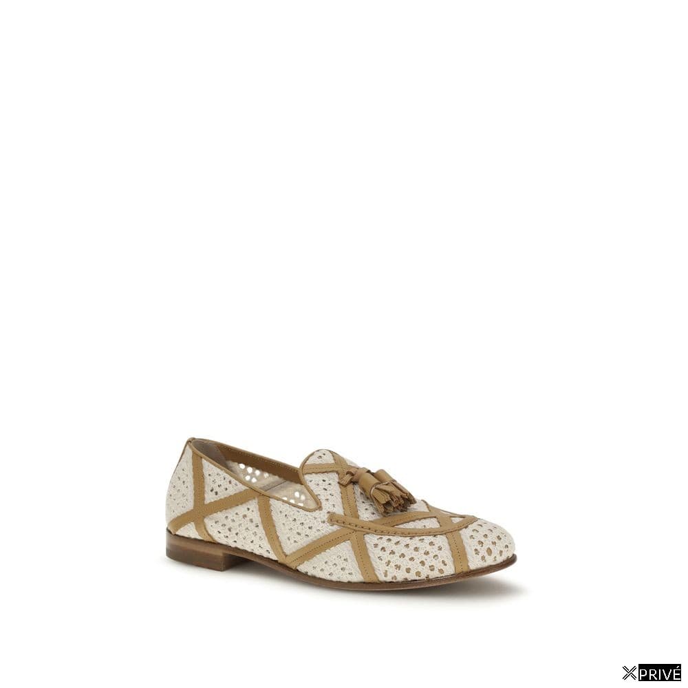 Mocassin beige en Lin — 2