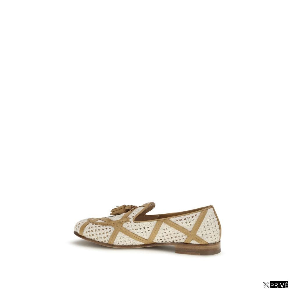 Mocassin beige en Lin — 3