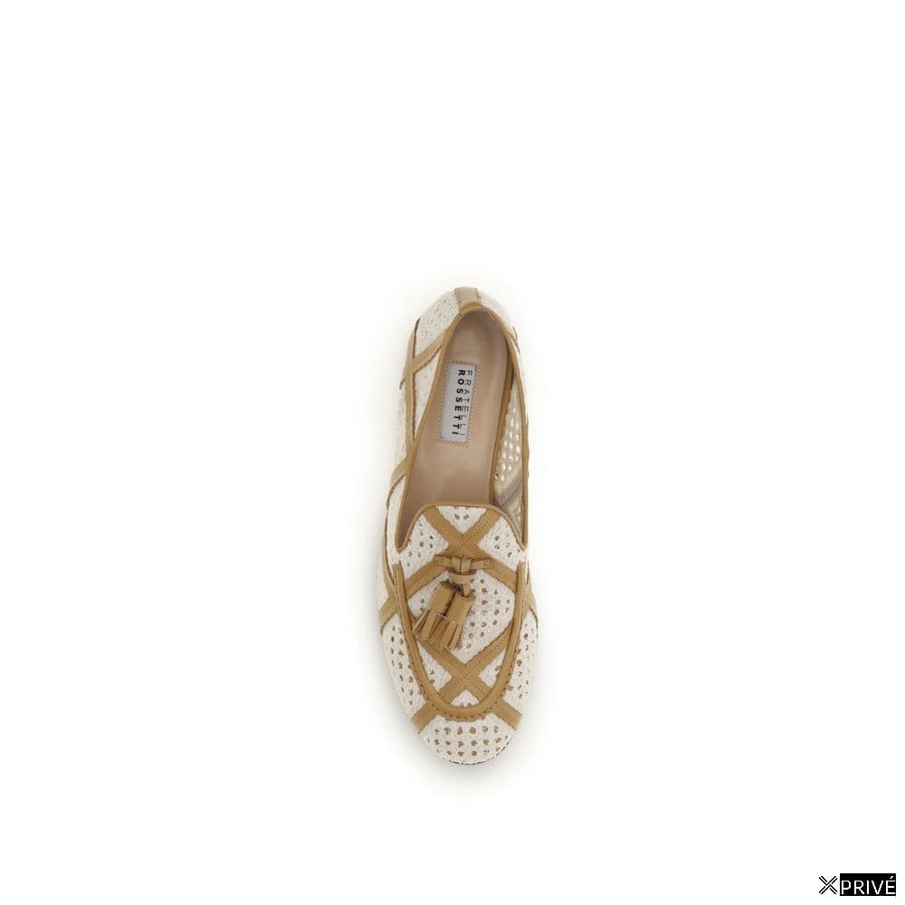Mocassin beige en Lin — 4