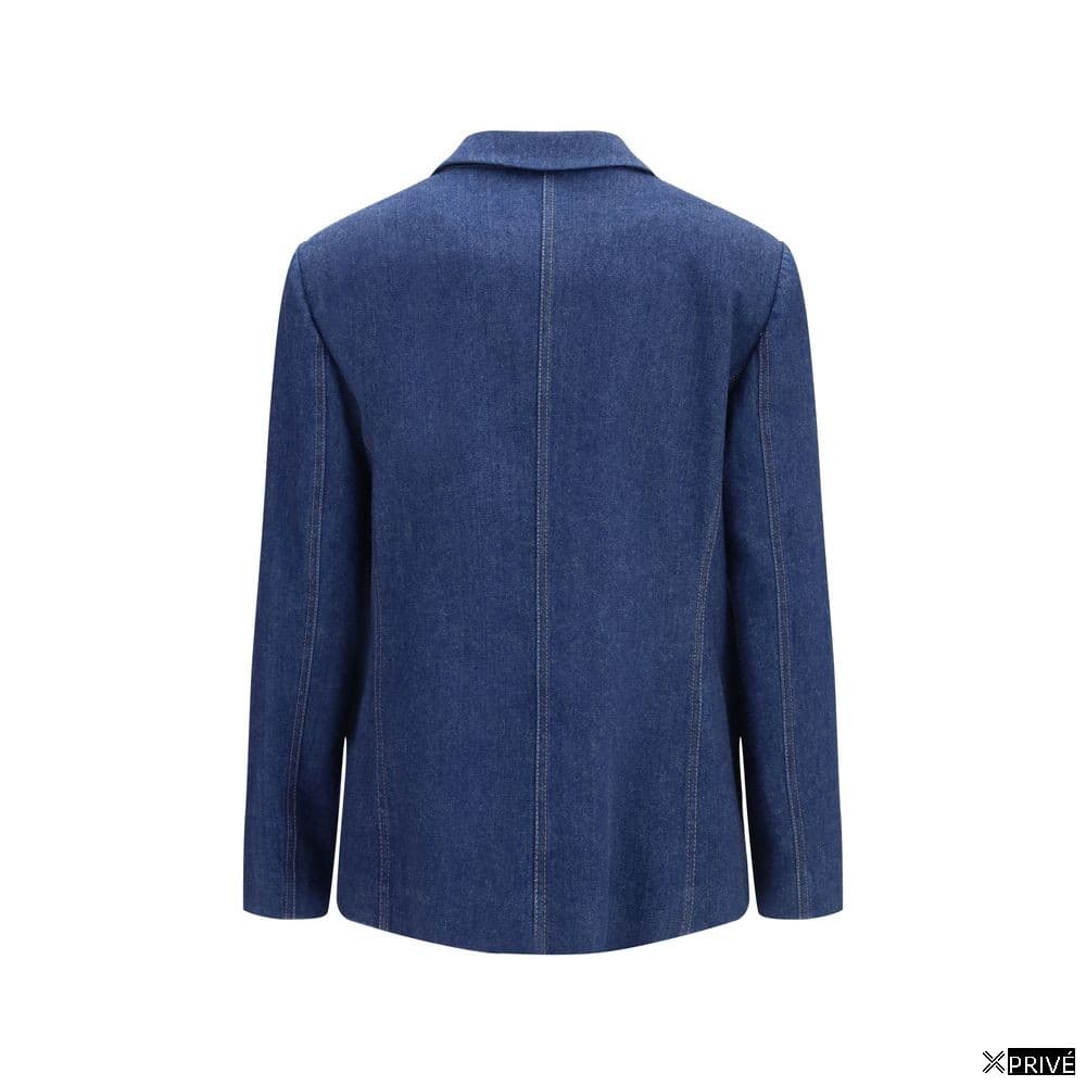 Costume et blazer bleu en Élasthanne — 2