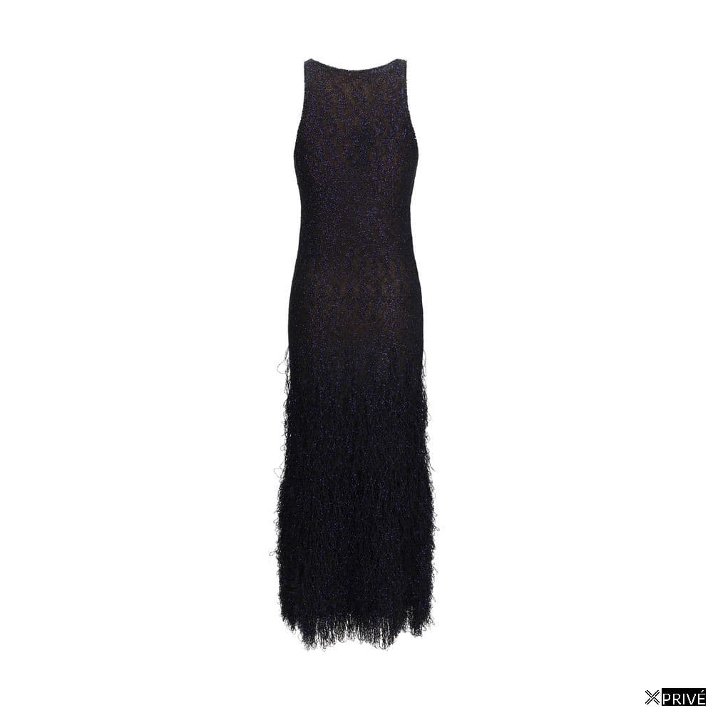 Robe bleue en Polyamide — 2