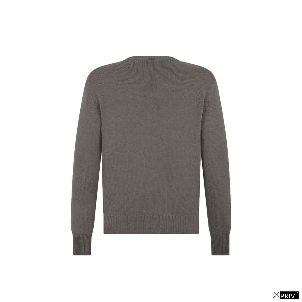 Pull gris en Cachemire — 2